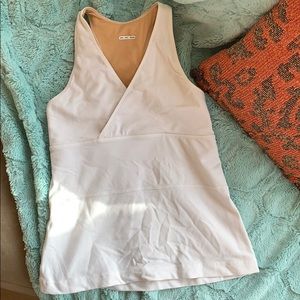 Luluelmon white workout tank